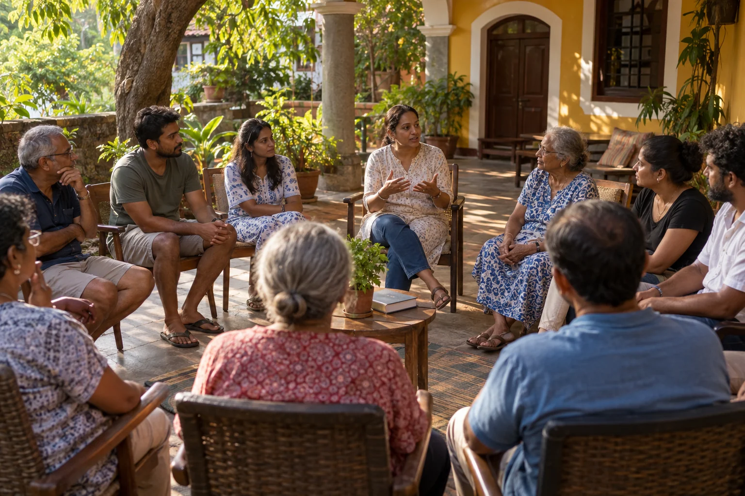 Community meeting in Taleigao
